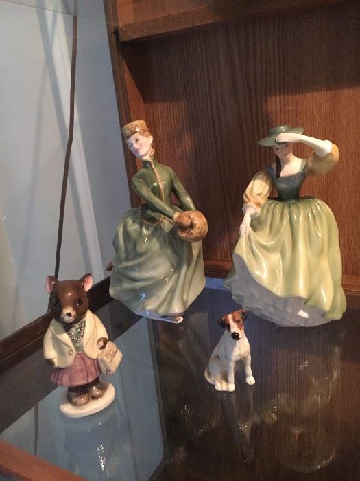 Royal Doulton and Schmid figurines