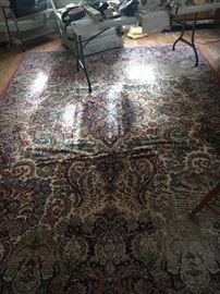 Large oriental rug in upstairs bedroom