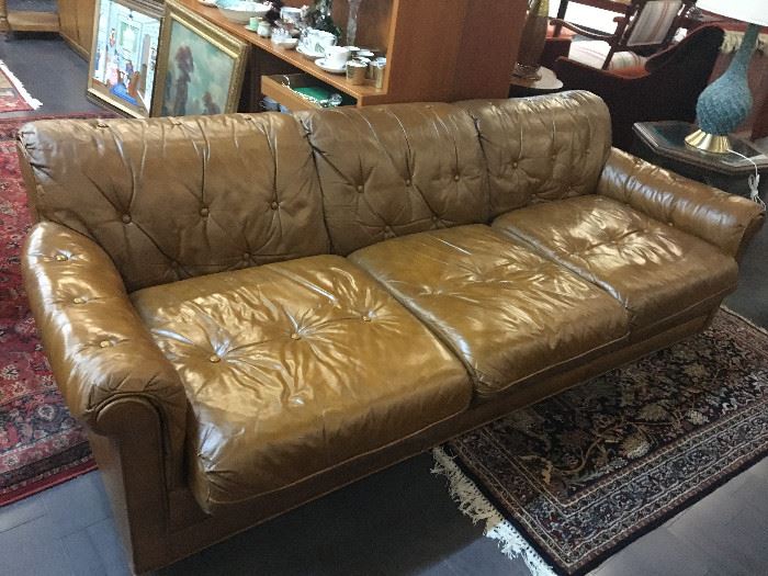 Leather sofa $200