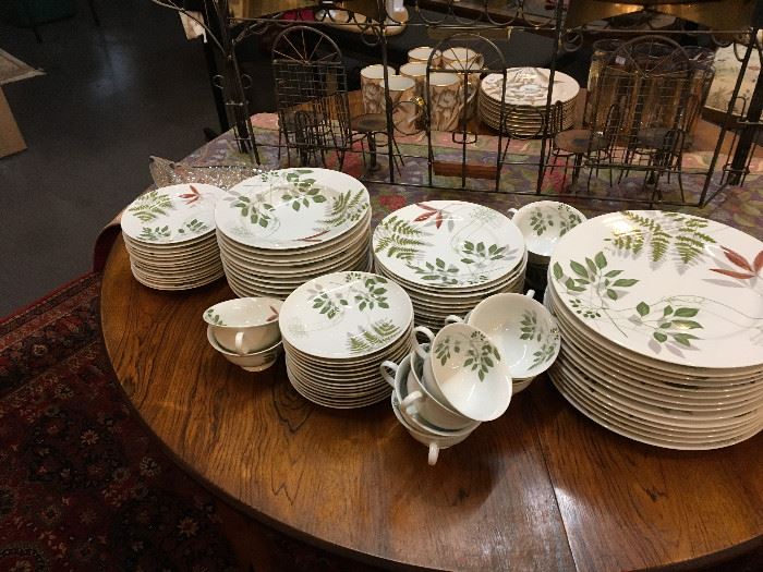 Rosenthal Selb- Plossberg, Woodland Pattern Service for 12 with extra serving pieces Buy It Now $275 