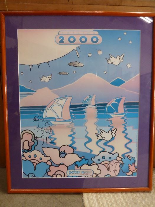 Signed Peter Max poster