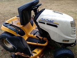 riding cub cadet mower