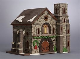 Offered is a hand painted piece from the Dickens' Village Series by Department 56. The box shows normal shelf wear but the porcelain is undamaged. This item is sold as-is; the lighting is untested. Please see the photos at completeset.com for details.