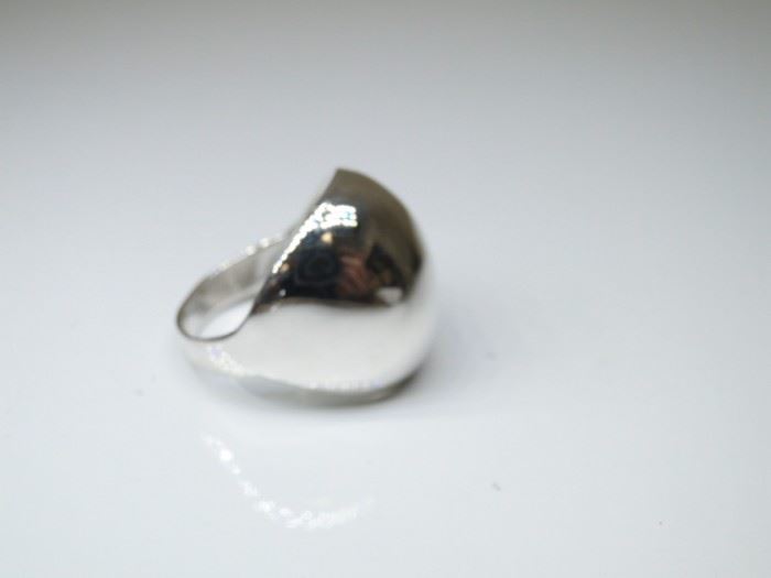925 Silver Domed Ring
