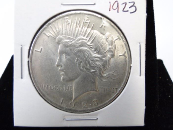 1923 Peace Silver Dollar