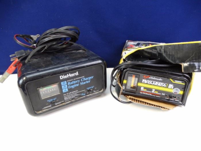 2 Car Battery Chargers