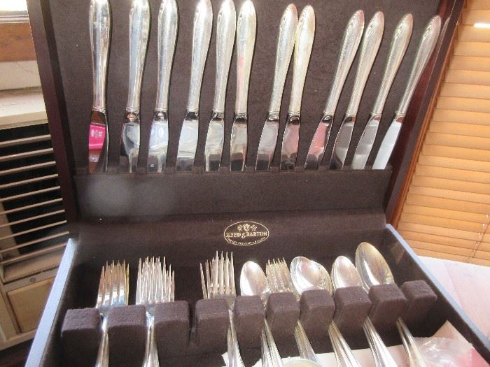 Oneida   Heirloom Sterling "Lasting Spring".  Also lots of sterling serving pieces