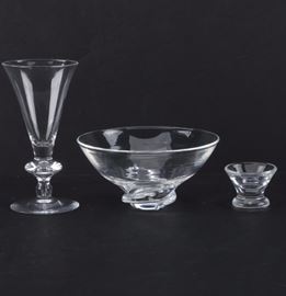 Art Glass Home Decor including Steuben  https://www.ebth.com/items/7559617-art-glass-home-decor-including-steuben
