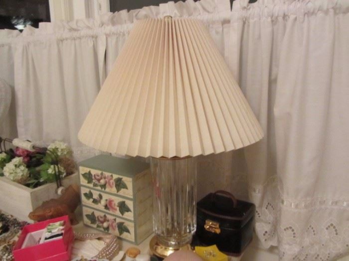 SMALL WATERFORD LAMP