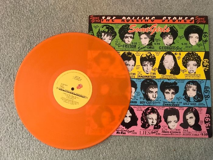 Rolling Stones SOME GIRLS orange vinyl