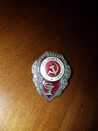 Russian Soviet Army "Excellent Public Health Service" Medical Badge