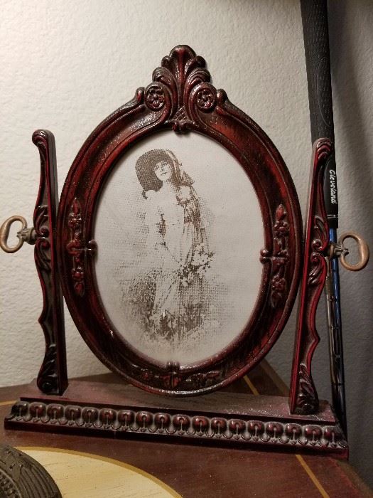 Victorian picture and frame