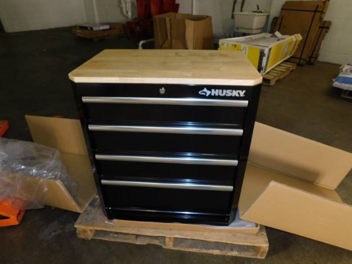Husky 28in. 4-Drawer Base Cabinet