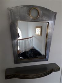 Custom Mirror & Shelf