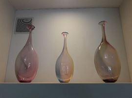 3 Orrefors Vases