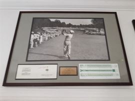 Ben Hogan Signed Print