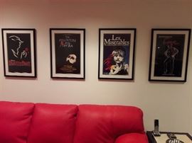 8 Framed Movie Posters
