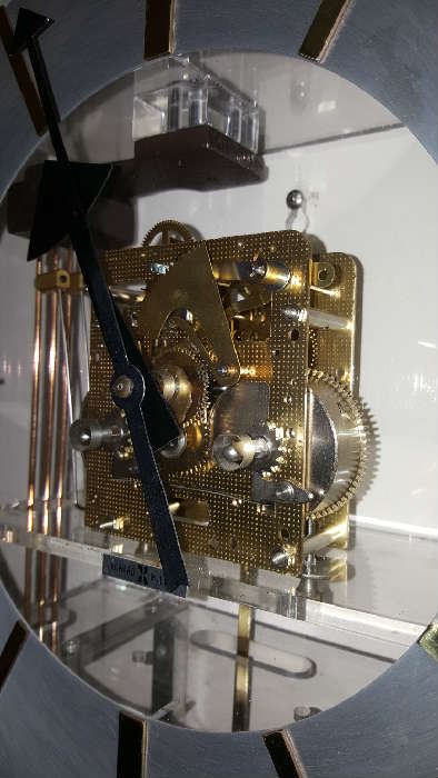 gears on Howard Miller clock Designed by George Nelson