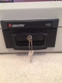 Sentry Lock Box With Key.