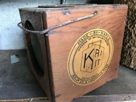 Vintage Napco bait box 