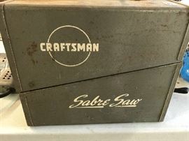 Craftsman Sabre Saw in metal box