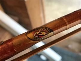 Montague Flash bamboo cane fishing rod