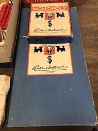 vintage Monopoly board game