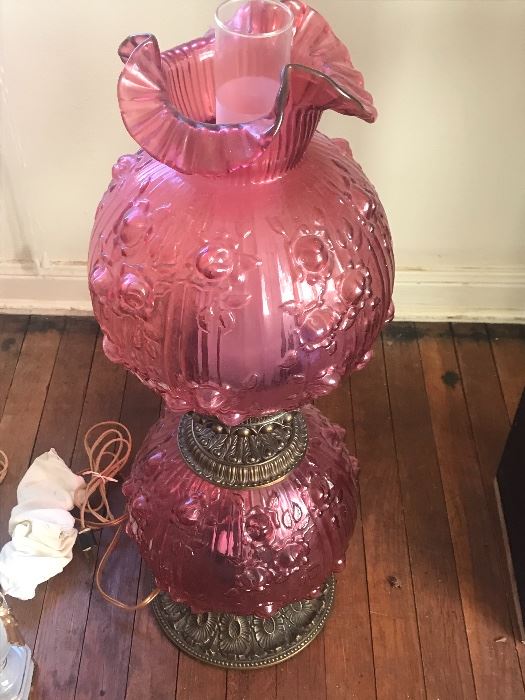 Beautiful Fenton Lamp