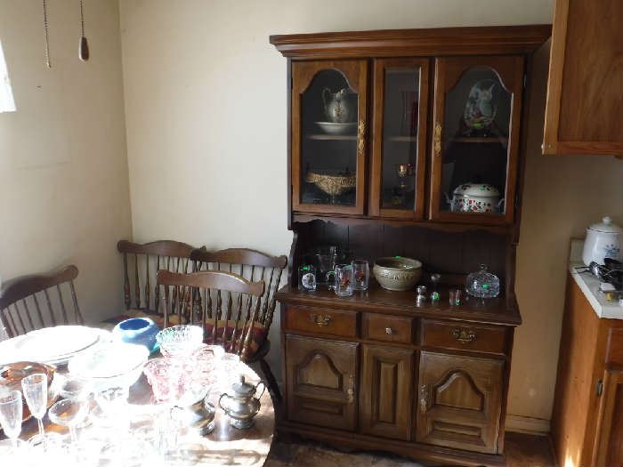 A perfect size small China Cabinet for your home.