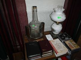 Old Fitzgerald bottle on stand