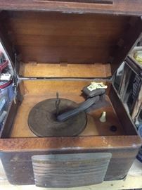 Vintage Admiral Record Player 
