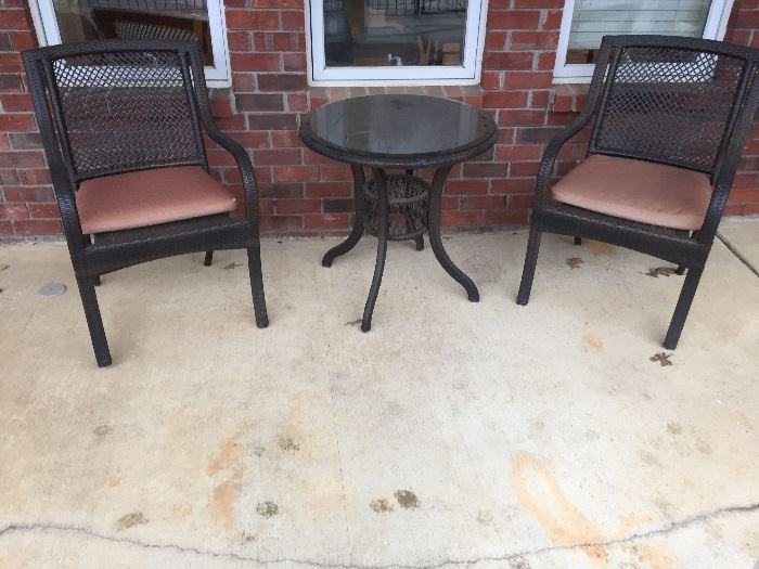 Patio Table and Chairs: 2 Sets