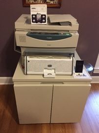Canon Copier with Stand and IPOD with Speaker