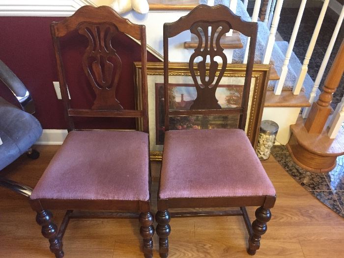 Set of 6 Vintage Dining Chairs