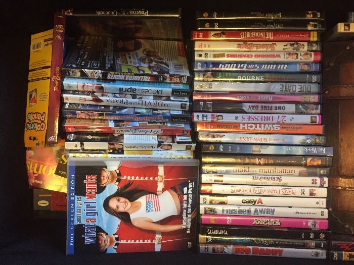 Many DVDs and Books