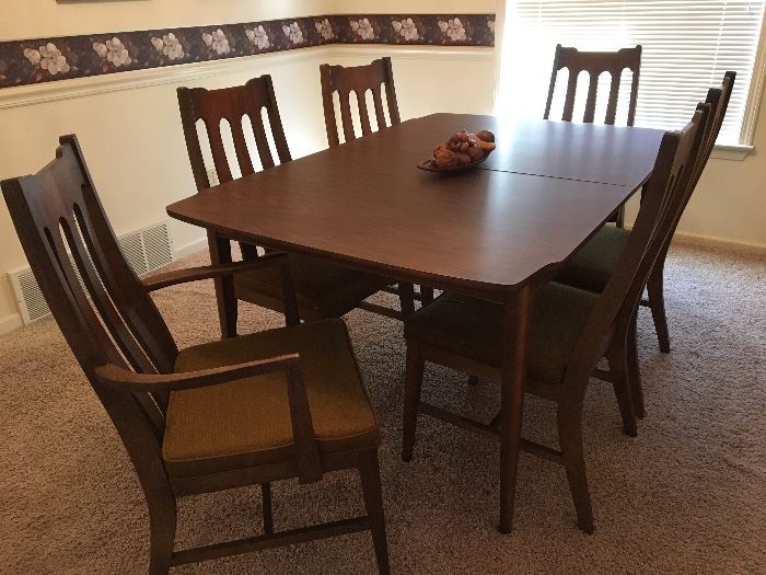 Mid Century Modern Dining room table and buffet