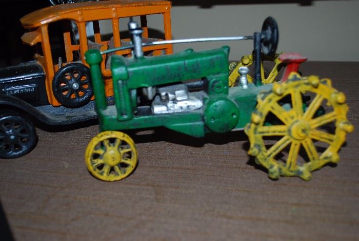 Cast iron tractor