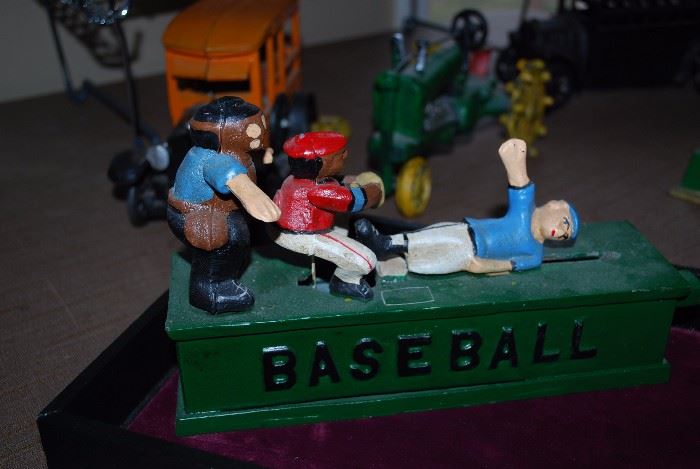 Baseball bank (cast iron)