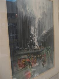 Painting of IDS building by Doug Lew
