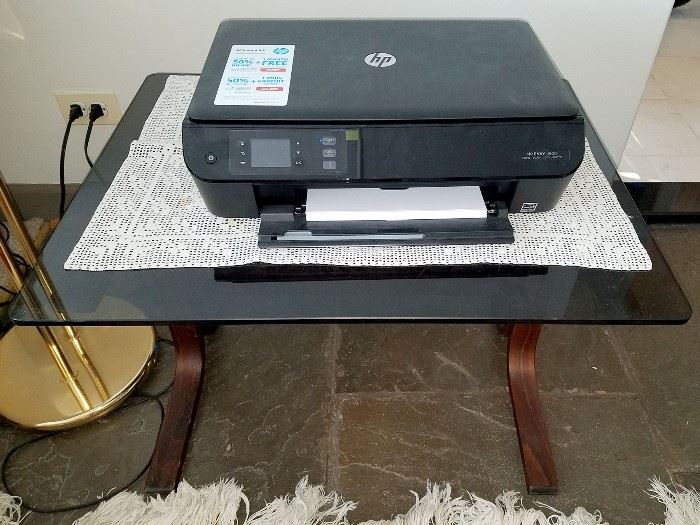 Modern accent table. Printer