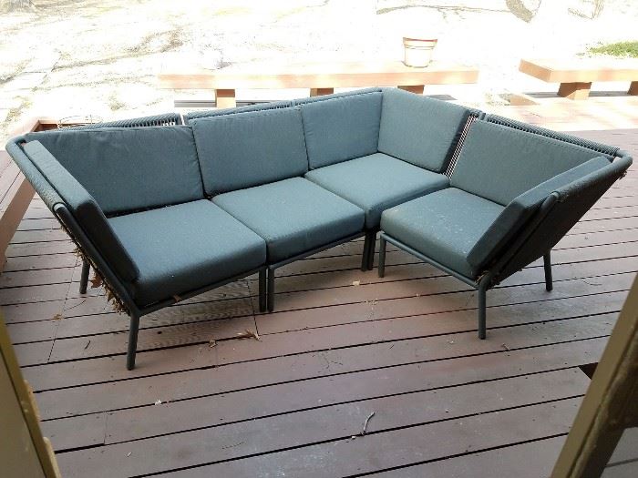 Modern patio sectional
