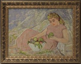 9016 - LUCY DOLLING WELLS HEALD, OIL ON BOARD