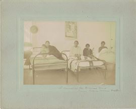 9449 - LOT OF (4) VINTAGE PHOTOGRAPHS, NAVAJO HOSPITAL