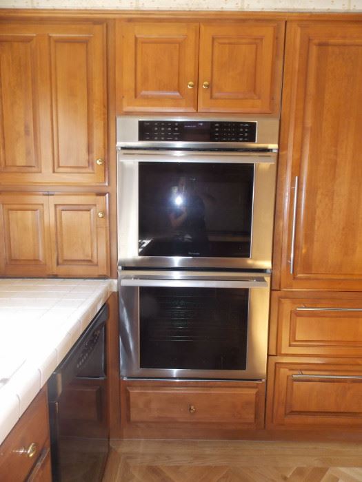 stainless steel double oven