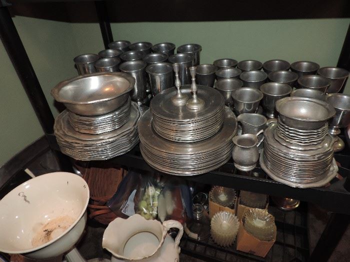 LOTS OF PEWTER 