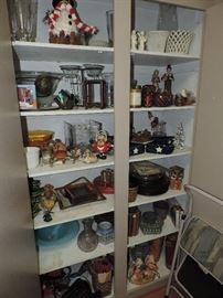 More FUN ITEMS found in the laundry room cabinets including candleholders, vases, bowls, planters and more !