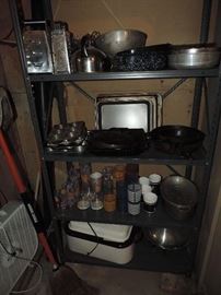 Garage is FULL including Cast Iron, Cookware and more