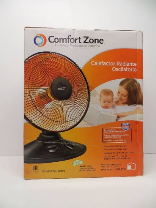 Comfort Zone Radiant Dish Heater