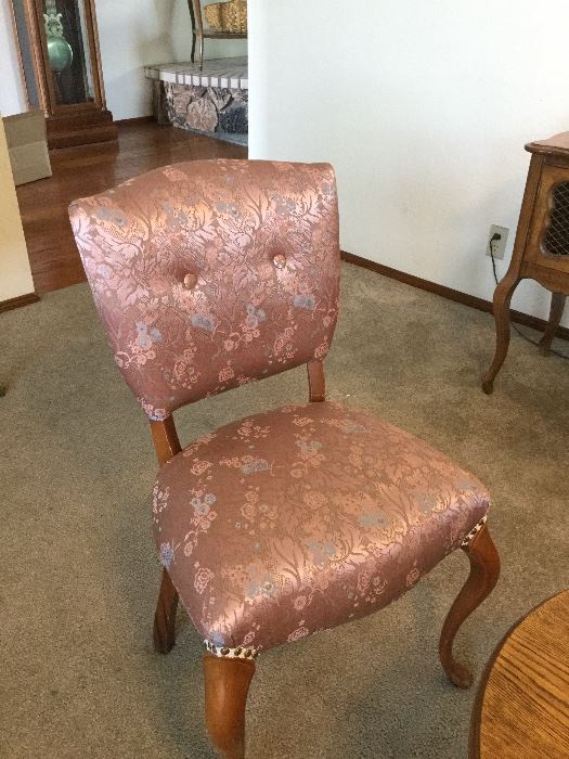 Side chair recovered 
