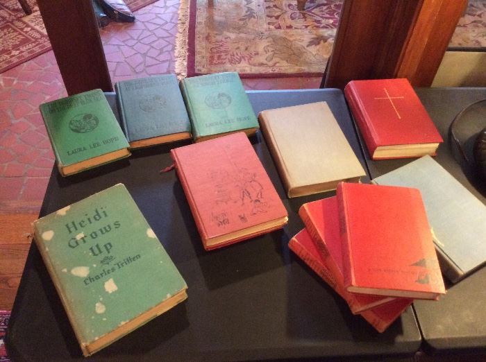 Great vintage books Nancy Drew, The Bobbsey Twins